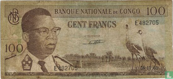 Kongo 100 Francs - Bild 1