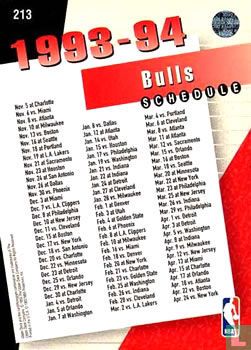 1993-94 Bulls Schedule - Afbeelding 2
