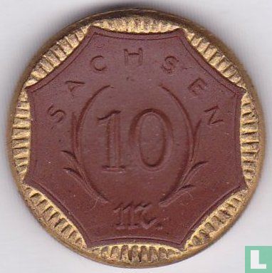 Sachsen 10 Mark 1921 - Bild 2
