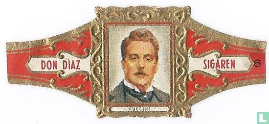 Puccini - geboren 1858 te Lucques - overleden 1924 te Brussel  - Afbeelding 1