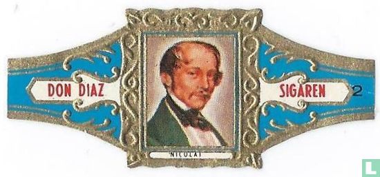 Nicolai - geboren 1810 te Koningsberg - overleden 1849 te Berlijn - Afbeelding 1