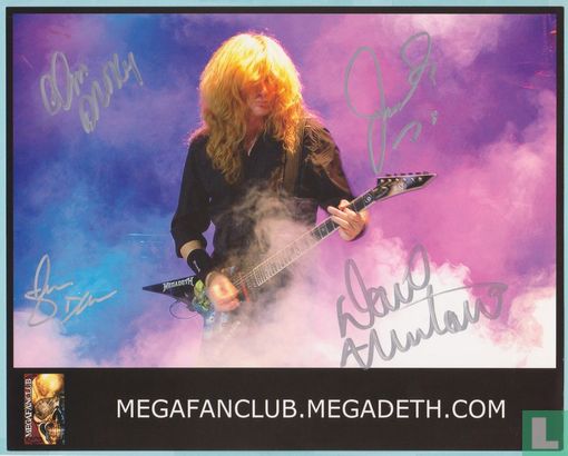 Megadeth gesigneerd, Band, MFC Fan Club 2006