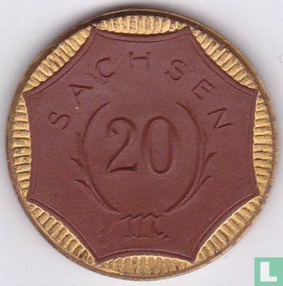 Saxony 20 mark 1921 - Image 2