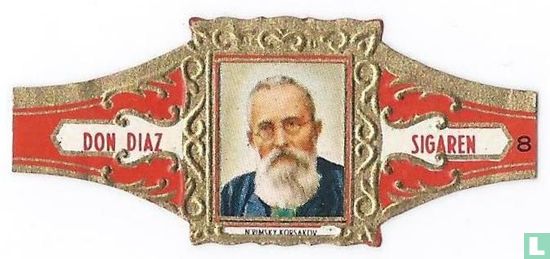 N. Rimsky-Korsakov - geboren 1844 te Tickven - overleden 1908 te St. Petersburg - Afbeelding 1
