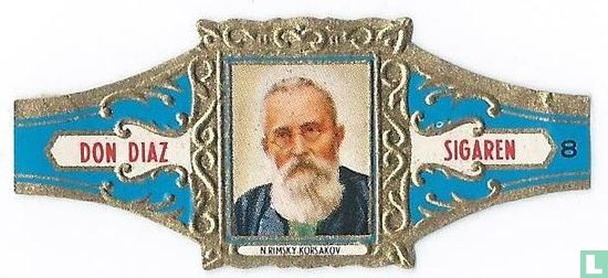 N. Rimsky-Korsakov - geboren 1844 te Tickven - overleden 1908 te St. Petersburg - Image 1