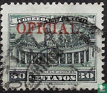 Sights with red overprint "OFICIAL"