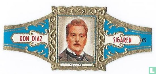 Puccini - geboren 1858 te Lucques - overleden 1924 te Brussel  - Afbeelding 1
