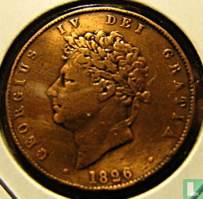 United Kingdom 1 penny 1826 - Image 1
