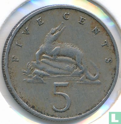 Jamaica 5 cents 1969 - Image 2