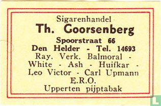 Sigarenhandel - Th. Goorsenberg - Afbeelding 2