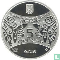 Ukraine 5 hryven 2015 (PROOF) "Year of the Goat" - Image 1