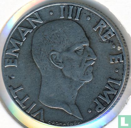 Italie 50 centesimi 1940 (amagnétique) - Image 2