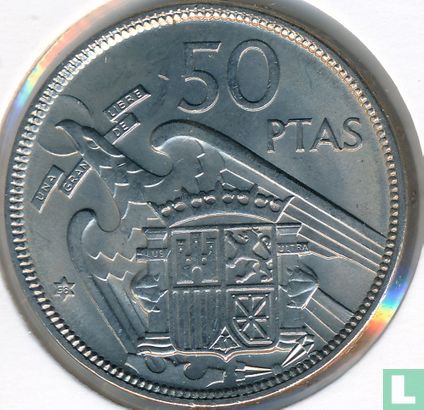 Espagne 50 pesetas 1957 (58 - UNA GRANDE LIBRE) - Image 1