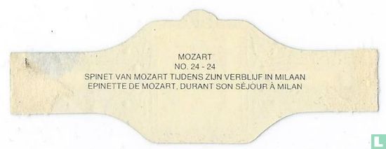 Spinet van Mozart tijdens zijn verblijf in Milaan - Afbeelding 2