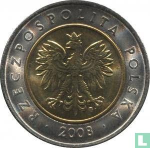 Pologne 5 zlotych 2008 - Image 1