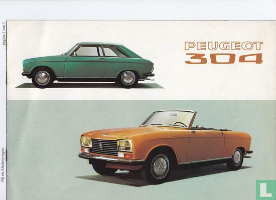 Peugeot 304 Coupe / Cabriolet 1970 - Afbeelding 1