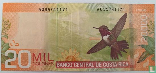 Costa Rica 20000 Colones - Afbeelding 2