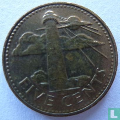 Barbados 5 Cent 2001 - Bild 2