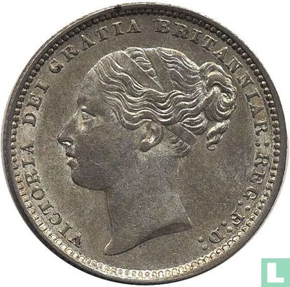 Royaume Uni 1 shilling de 1883 - Image 2