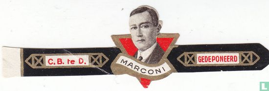 Marconi - C.B. te D. - Gedeponeerd - Afbeelding 1