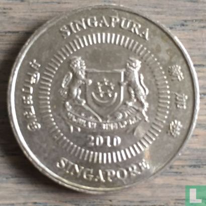 Singapore 50 cents 2010 - Image 1