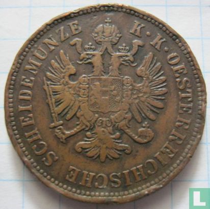 Austria 4 kreuzer 1861 (A) - Image 2