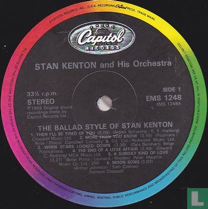 The ballad style of Stan Kenton - Afbeelding 3
