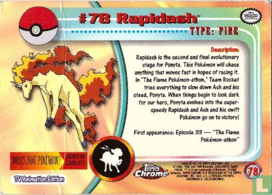 #78 Rapidash - Afbeelding 2