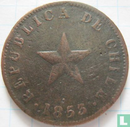 Chili 1 centavo 1853 - Image 1