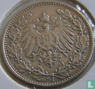 German Empire ½ mark 1919 (J) - Image 2