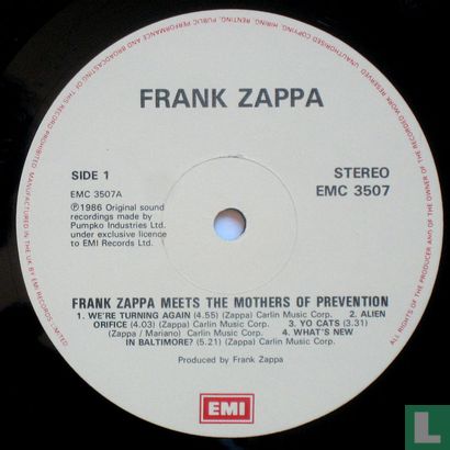 Frank Zappa Meets the Mothers of Prevention [European Version]  - Afbeelding 3