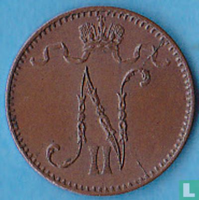 Finnland 1 Penni 1903 (großen 3) - Bild 2
