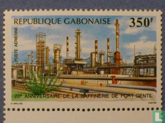 20 jaar olieraffinaderij van Port Gentil