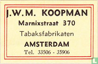 Tabaksfabrikant J.W.M. Koopman - Image 2