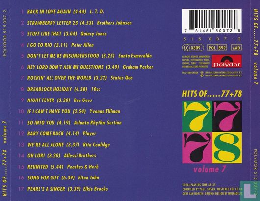 Hits of ..... '77 & '78 - Afbeelding 2