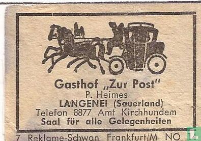Zur Post - Gasthof - P.Heimes