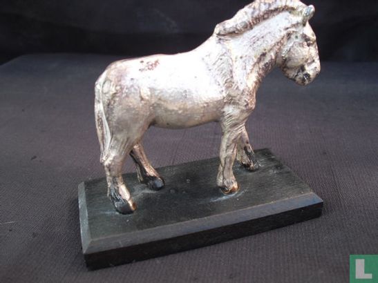 Silvered horse