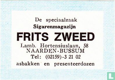 Sigarenmagazijn Frits Zweed - asbakken en presenteerdozen