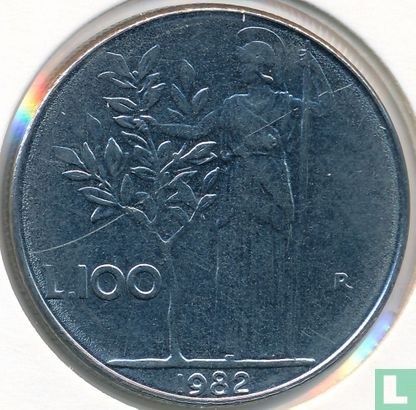 Italien 100 Lire 1982 - Bild 1