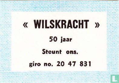 "Wilskracht" 50 jaar