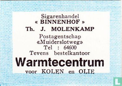 Warmtecentrum - "Binnenhof" - Th. J. Molenkamp