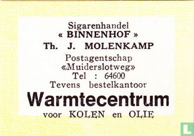 Warmtecentrum - "Binnenhof" - Th. J. Molenkamp