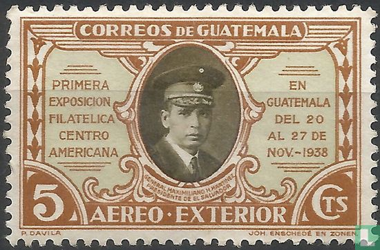 Postzegeltentoonstelling Midden-Amerika