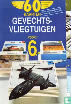 60 kaarten gevechtsvliegtuigen voor f 6.- - Bild 1