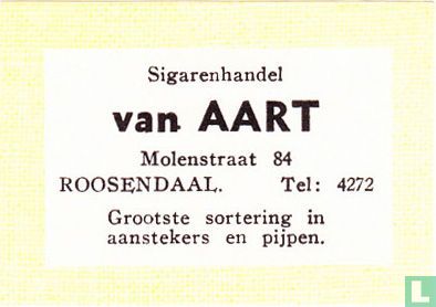 Sigarenhandel van Aart