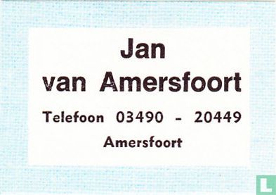 Jan van Amersfoort