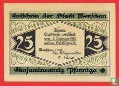Monschau, Stadt - 25 Pfennig (2) 1921 - Afbeelding 2