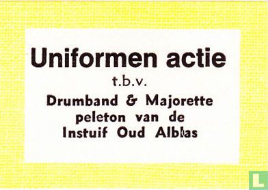 Uniformen actie - Drumband & Majorette