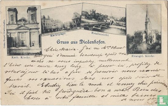 Souvenir de Thionville - Gruss aus Diedenhofen
