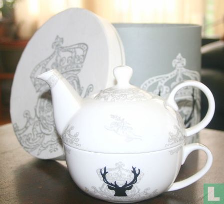 Tea for one set - Royal Deer - PPD - Afbeelding 1